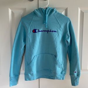 teal champion sweatshirt - XS